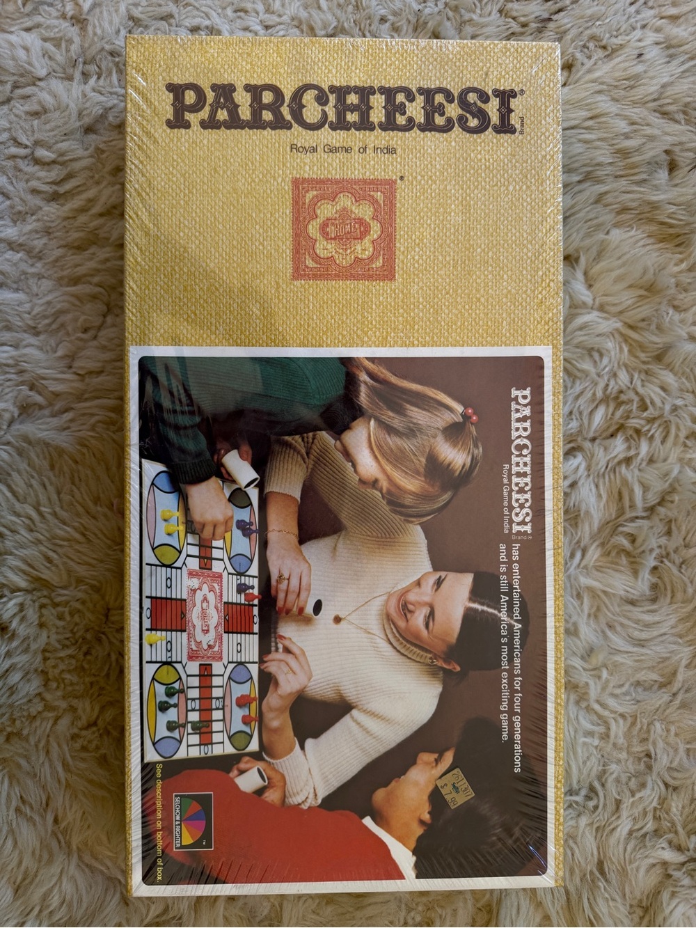 Vintage-NWT-1976 PARCHESSI Board Game - Unopened